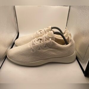 Allbirds Wool Runners men’s natural white Lace-Up Sneakers size 9